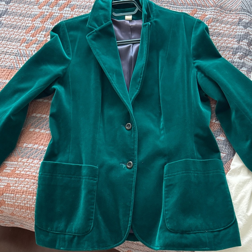 Vintage emerald green blazer Medium size Women’s or small men’s
